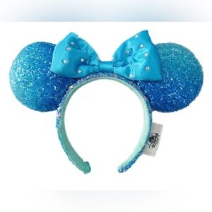 Disney Blue Sequin Mouse Ears Headband
